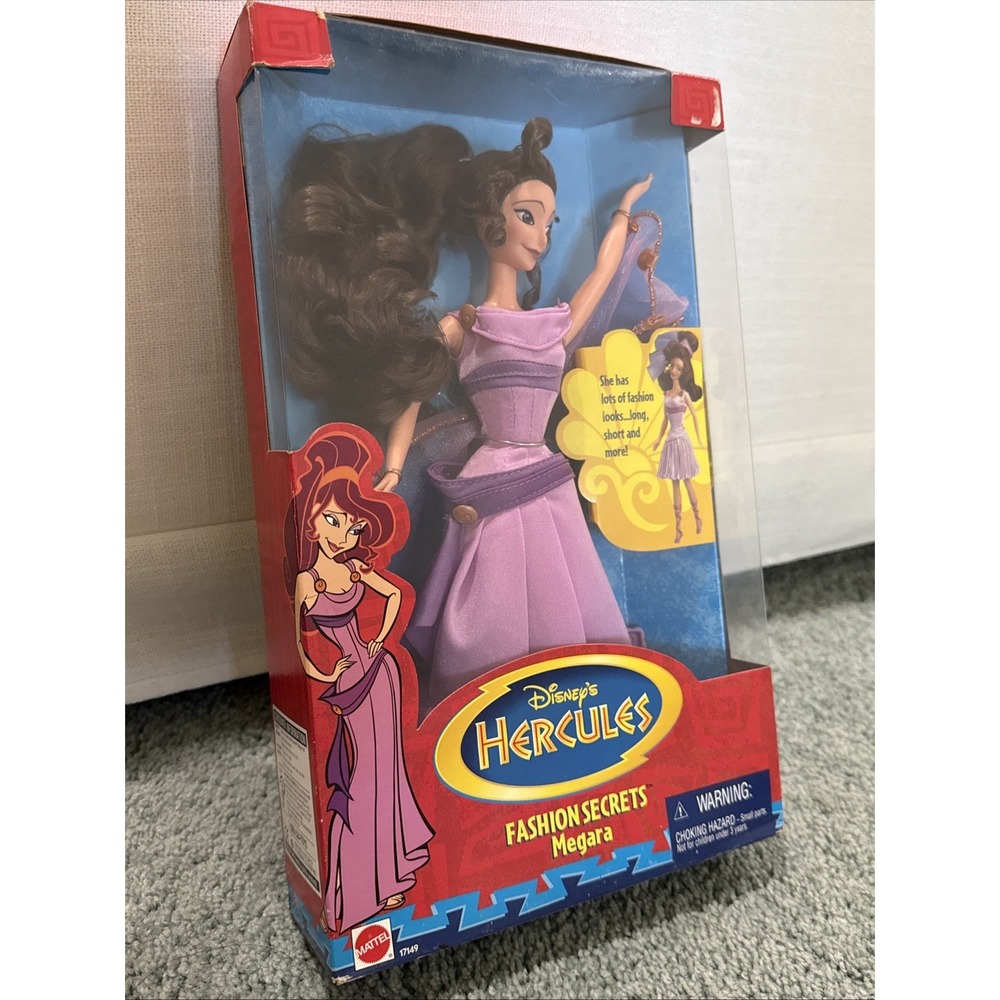 1996 Mattel Disney's Hercules Fashion Secrets Megara Doll